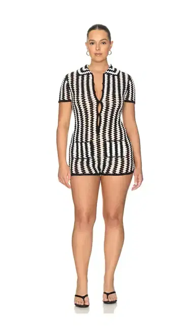 L'Academie Arriel Crochet Romper | Thumbnail 6 L'Academie Arriel Crochet Romper | Thumbnail 6
