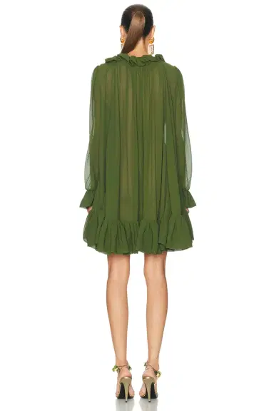 Saint Laurent Ruffled Dress | Thumbnail 3 Saint Laurent Ruffled Dress | Thumbnail 3