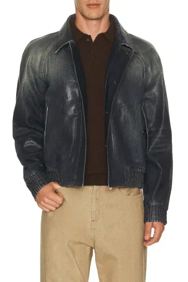 Burberry Rivaro Wax Bomber Jacket | Thumbnail 2 Burberry Rivaro Wax Bomber Jacket | Thumbnail 2