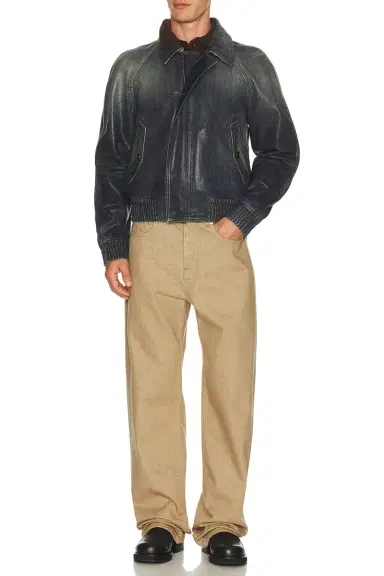 Burberry Rivaro Wax Bomber Jacket | Thumbnail 4 Burberry Rivaro Wax Bomber Jacket | Thumbnail 4