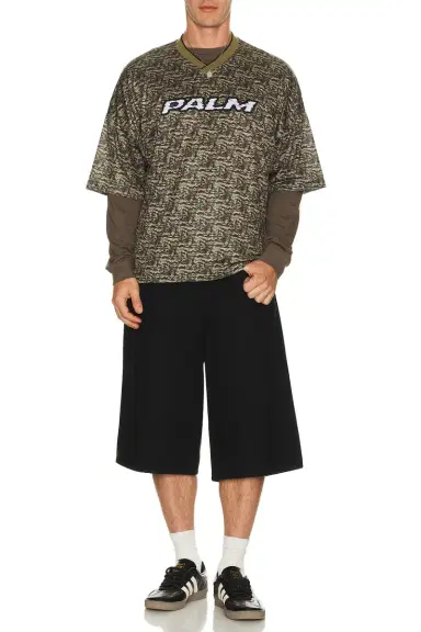 Palm Angels Camo Allover Palm Sport Tee | Thumbnail 3 Palm Angels Camo Allover Palm Sport Tee | Thumbnail 3
