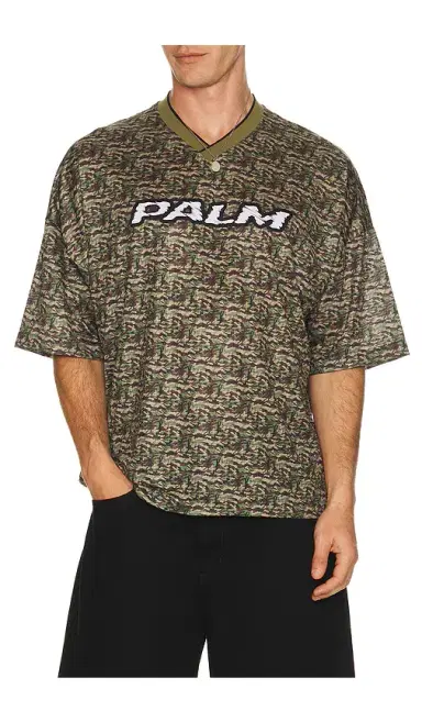 Palm Angels Camo Allover Palm Sport Tee | Thumbnail 6 Palm Angels Camo Allover Palm Sport Tee | Thumbnail 6