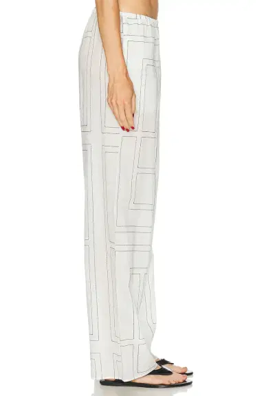 Toteme Monogram Cotton Blend PJ Pant | Thumbnail 3 Toteme Monogram Cotton Blend PJ Pant | Thumbnail 3