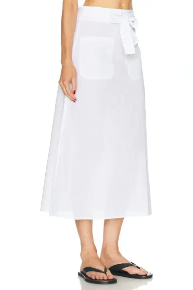 Toteme Tie Waist Skirt | Thumbnail 2 Toteme Tie Waist Skirt | Thumbnail 2