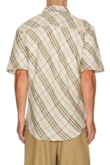 Burberry Roland Short Sleeve Check EKD Shirt | Thumbnail 2 Burberry Roland Short Sleeve Check EKD Shirt | Thumbnail 2