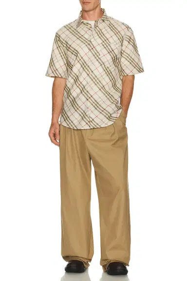 Burberry Roland Short Sleeve Check EKD Shirt | Thumbnail 3 Burberry Roland Short Sleeve Check EKD Shirt | Thumbnail 3
