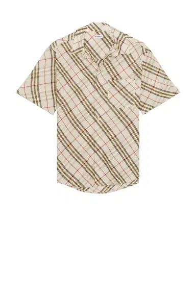 Burberry Roland Short Sleeve Check EKD Shirt | Thumbnail 4 Burberry Roland Short Sleeve Check EKD Shirt | Thumbnail 4