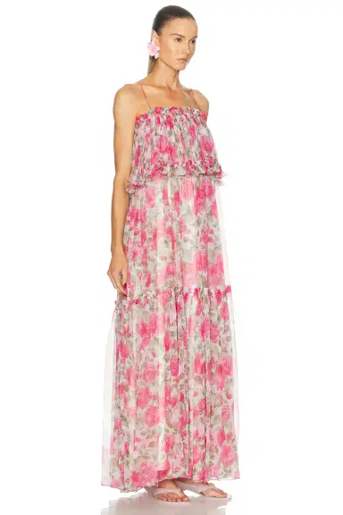 Chloe Drop Waist Maxi Dress | Thumbnail 2 Chloe Drop Waist Maxi Dress | Thumbnail 2