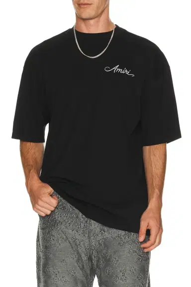AMIRI MA Check Patch Skate Tee | Thumbnail 1 AMIRI MA Check Patch Skate Tee | Thumbnail 1