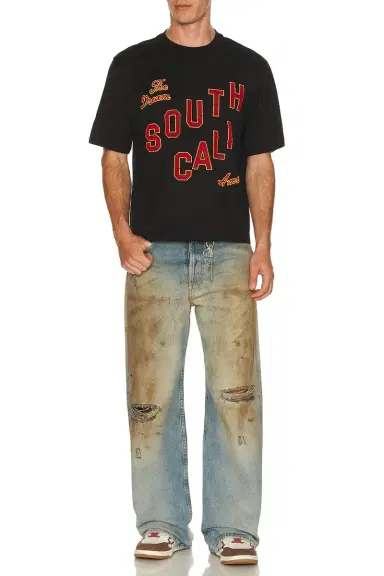 AMIRI South Cali Flock Crop Tee | Thumbnail 3 AMIRI South Cali Flock Crop Tee | Thumbnail 3