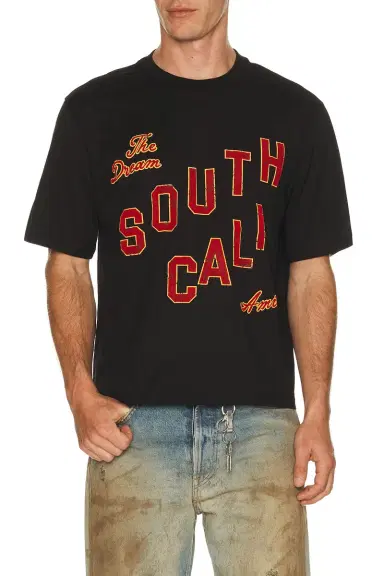AMIRI South Cali Flock Crop Tee | Thumbnail 1 AMIRI South Cali Flock Crop Tee | Thumbnail 1