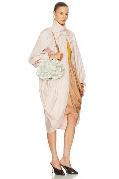 Chloé Chloé Pliss Leather Flower Shoulder Bag | Thumbnail 2 Chloé Chloé Pliss Leather Flower Shoulder Bag | Thumbnail 2