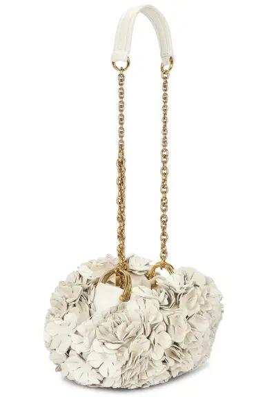 Chloé Chloé Pliss Leather Flower Shoulder Bag | Thumbnail 4 Chloé Chloé Pliss Leather Flower Shoulder Bag | Thumbnail 4