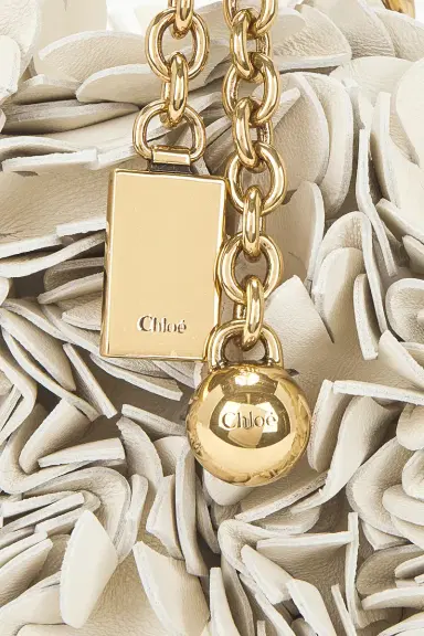 Chloé Chloé Pliss Leather Flower Shoulder Bag | Thumbnail 7 Chloé Chloé Pliss Leather Flower Shoulder Bag | Thumbnail 7
