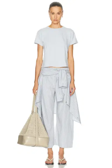LESET Yoshi Stripe Crop Drawstring Pant | Thumbnail 5 LESET Yoshi Stripe Crop Drawstring Pant | Thumbnail 5