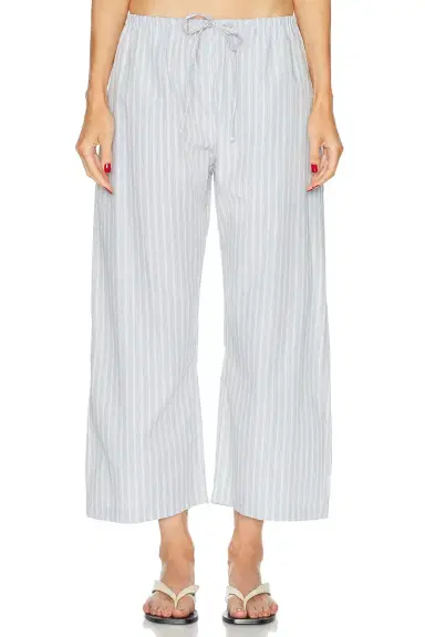 LESET Yoshi Stripe Crop Drawstring Pant | Thumbnail 1 LESET Yoshi Stripe Crop Drawstring Pant | Thumbnail 1