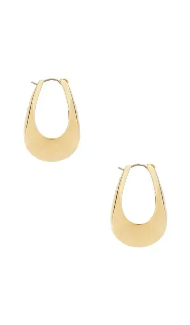 Eddie Borgo Teardrop Hoop Earrings | Thumbnail 2 Eddie Borgo Teardrop Hoop Earrings | Thumbnail 2