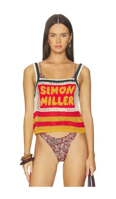 SIMONMILLER Dibby Crochet Top | Thumbnail 1 SIMONMILLER Dibby Crochet Top | Thumbnail 1