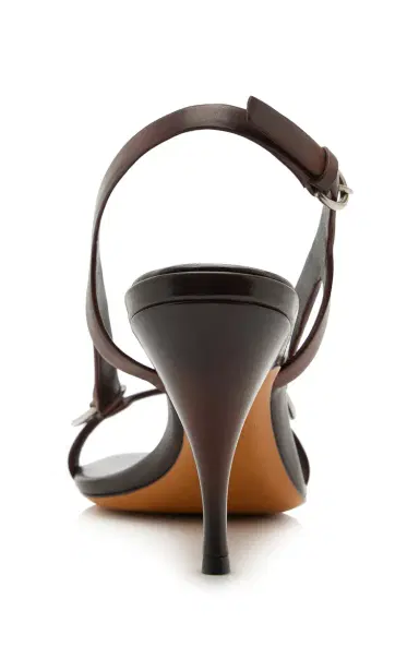 Miu Miu Leather Sandals | Thumbnail 5 Miu Miu Leather Sandals | Thumbnail 5