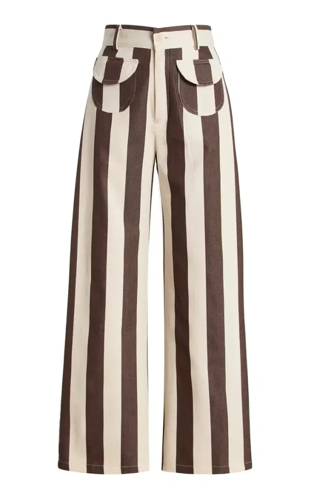 Exclusive Parasol Cotton Straight-Leg Pants Exclusive Parasol Cotton Straight-Leg Pants