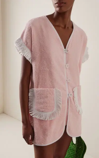 LA VESTE Exclusive Pitaya Cotton Mini Towel Dress | Thumbnail 2 LA VESTE Exclusive Pitaya Cotton Mini Towel Dress | Thumbnail 2