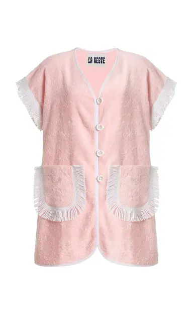 LA VESTE Exclusive Pitaya Cotton Mini Towel Dress | Thumbnail 6 LA VESTE Exclusive Pitaya Cotton Mini Towel Dress | Thumbnail 6