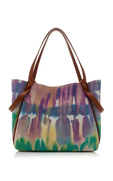 Christian Louboutin Bettina Large Tie-Dyed Canvas Tote Bag | Thumbnail 4 Christian Louboutin Bettina Large Tie-Dyed Canvas Tote Bag | Thumbnail 4