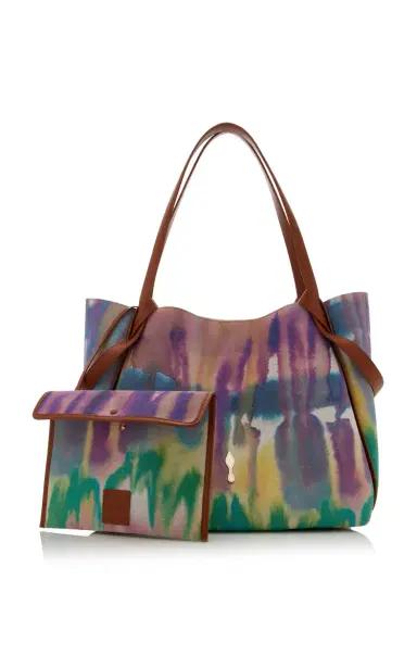 Christian Louboutin Bettina Large Tie-Dyed Canvas Tote Bag | Thumbnail 1 Christian Louboutin Bettina Large Tie-Dyed Canvas Tote Bag | Thumbnail 1