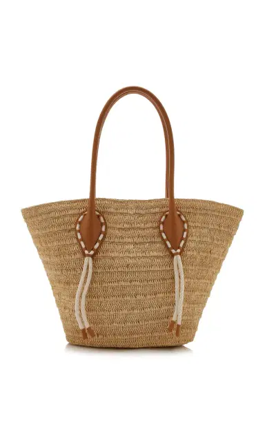 Christian Louboutin Venus Large Raffia Basket Tote | Thumbnail 4 Christian Louboutin Venus Large Raffia Basket Tote | Thumbnail 4