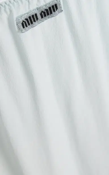 Miu Miu Ruffled Silk-Crepe Midi Skirt | Thumbnail 5 Miu Miu Ruffled Silk-Crepe Midi Skirt | Thumbnail 5