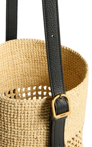 Khaite Billie Small Raffia Bucket Bag | Thumbnail 5 Khaite Billie Small Raffia Bucket Bag | Thumbnail 5