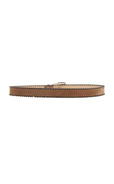 Khaite Benny Whipstitch Suede Belt | Thumbnail 3 Khaite Benny Whipstitch Suede Belt | Thumbnail 3