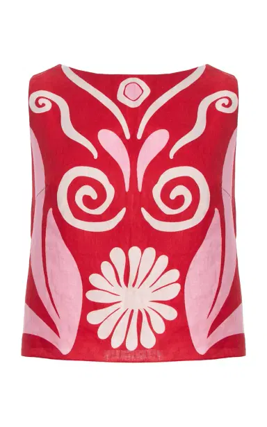 Cala de la Cruz Avelino Printed Linen Top | Thumbnail 6 Cala de la Cruz Avelino Printed Linen Top | Thumbnail 6