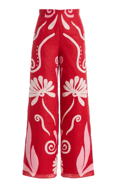 Cala de la Cruz Exclusive Toya Linen Wide-Leg Pants | Thumbnail 1 Cala de la Cruz Exclusive Toya Linen Wide-Leg Pants | Thumbnail 1