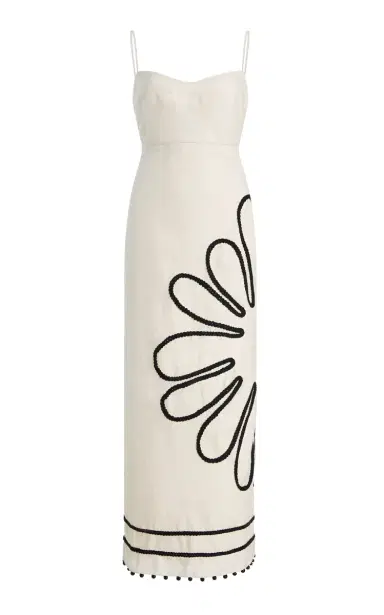 Cala de la Cruz Exclusive Paloma Embroidered Linen Midi Dress | Thumbnail 1 Cala de la Cruz Exclusive Paloma Embroidered Linen Midi Dress | Thumbnail 1