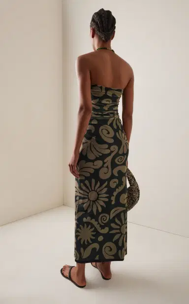 Cala de la Cruz Daphne Printed Poplin Maxi Dress | Thumbnail 4 Cala de la Cruz Daphne Printed Poplin Maxi Dress | Thumbnail 4
