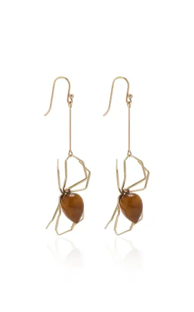Annette Ferdinandsen Ruby Tiger S Eye Spider Earrings | Thumbnail 3 Annette Ferdinandsen Ruby Tiger S Eye Spider Earrings | Thumbnail 3