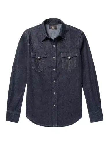 RRL Slim-Fit Denim Western Shirt - Men | Thumbnail 1 RRL Slim-Fit Denim Western Shirt - Men | Thumbnail 1