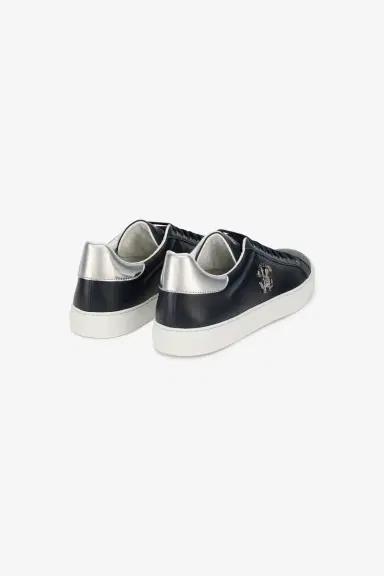 Roberto Cavalli - Male Low-top Blue/antique Nikel | Thumbnail 3 Roberto Cavalli - Male Low-top Blue/antique Nikel | Thumbnail 3