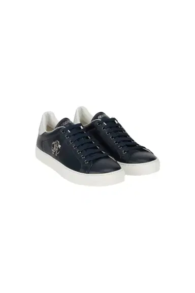 Roberto Cavalli - Male Low-top Blue/antique Nikel | Thumbnail 1 Roberto Cavalli - Male Low-top Blue/antique Nikel | Thumbnail 1