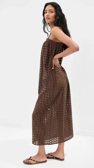 LE BOP Camille Maxi Dress haved Chocolate | Thumbnail 4 LE BOP Camille Maxi Dress haved Chocolate | Thumbnail 4