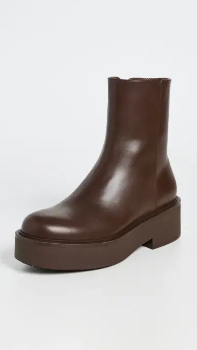 Gianvito Rossi Hiro Vitello Glove Booties Brown | Thumbnail 2 Gianvito Rossi Hiro Vitello Glove Booties Brown | Thumbnail 2