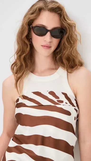 rag & bone Round Acetate Sunglasses Shiny Brown Crystal Tort One Size | Thumbnail 3 rag & bone Round Acetate Sunglasses Shiny Brown Crystal Tort One Size | Thumbnail 3