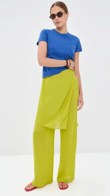Staud Stroll Pants Citron S | Thumbnail 2 Staud Stroll Pants Citron S | Thumbnail 2