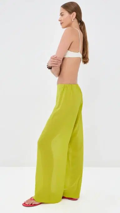 Staud Stroll Pants Citron S | Thumbnail 5 Staud Stroll Pants Citron S | Thumbnail 5