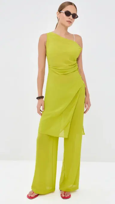 Staud Stroll Pants Citron S | Thumbnail 6 Staud Stroll Pants Citron S | Thumbnail 6