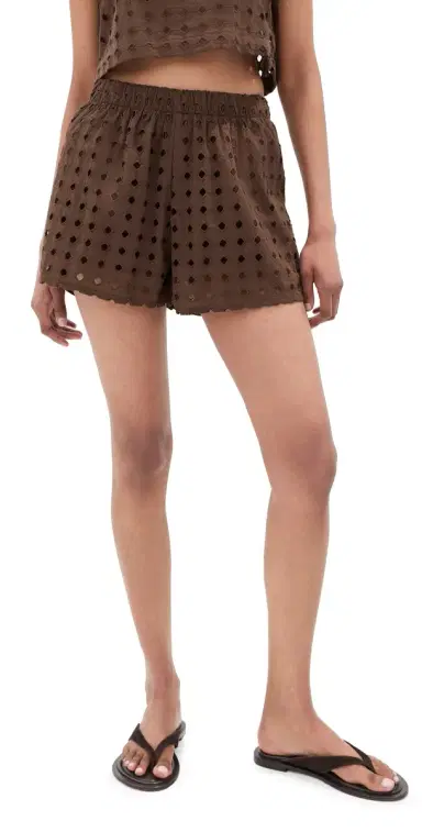 LE BOP Lucia Shorts haved Chocolate | Thumbnail 1 LE BOP Lucia Shorts haved Chocolate | Thumbnail 1