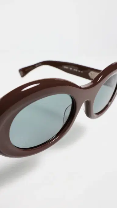 rag & bone Round Acetate Sunglasses Shiny Cappuccino One Size | Thumbnail 5 rag & bone Round Acetate Sunglasses Shiny Cappuccino One Size | Thumbnail 5