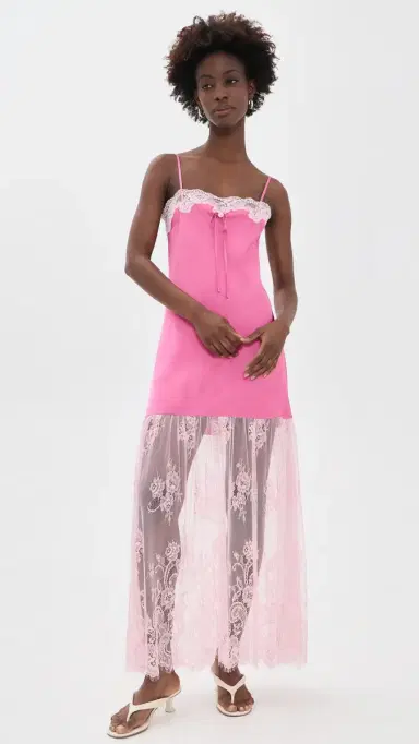 Show Me Your Mumu Celine Dress Pink | Thumbnail 2 Show Me Your Mumu Celine Dress Pink | Thumbnail 2
