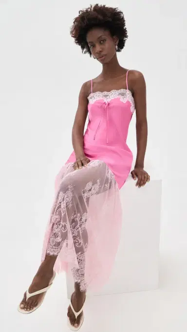 Show Me Your Mumu Celine Dress Pink | Thumbnail 5 Show Me Your Mumu Celine Dress Pink | Thumbnail 5